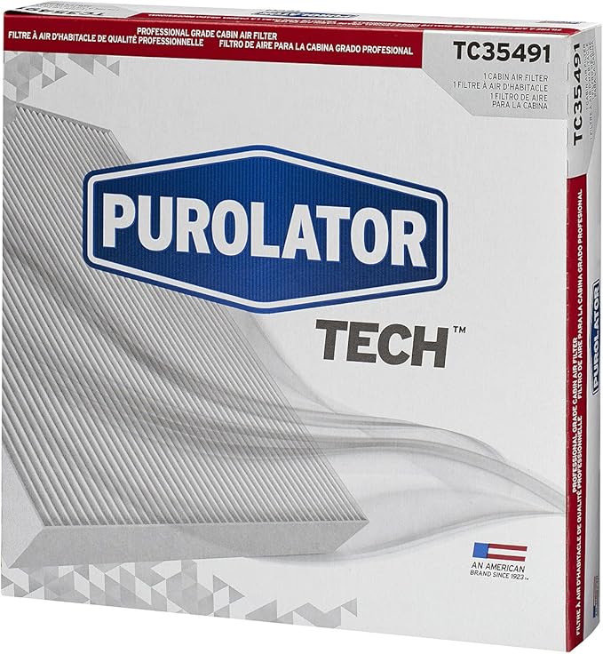 Purolator TC35491 PurolatorTECH Cabin Air Filter Compatible With 2002-2008 Toyota Corolla and 2003-2008 Toyota Matrix