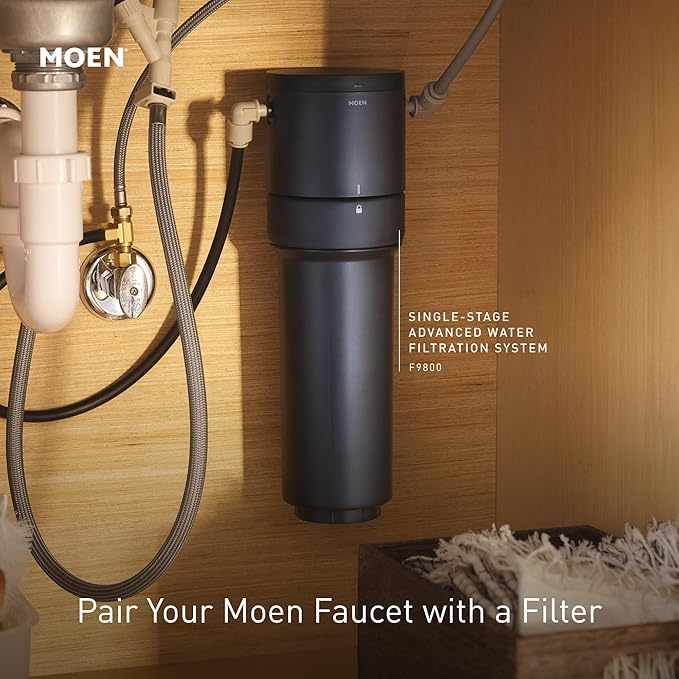 Moen Sip Traditional Cold Water Kitchen Beverage Faucet, Brushed Gold Finish, S5530BG