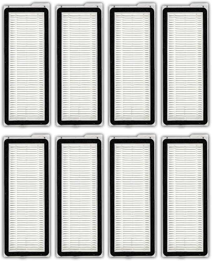 (8 Pack) QV 35A, QV 35S, Q Revo S Replacement HEPA Filter for Roborock QV 35A, QV 35S, Qrevo S, Qrevo Pro, Qrevo MaxV, Qrevo Plus, Qrevo Edge, Qrevo Curv, Filter Accessories Kit (NOT FOR Q Revo)