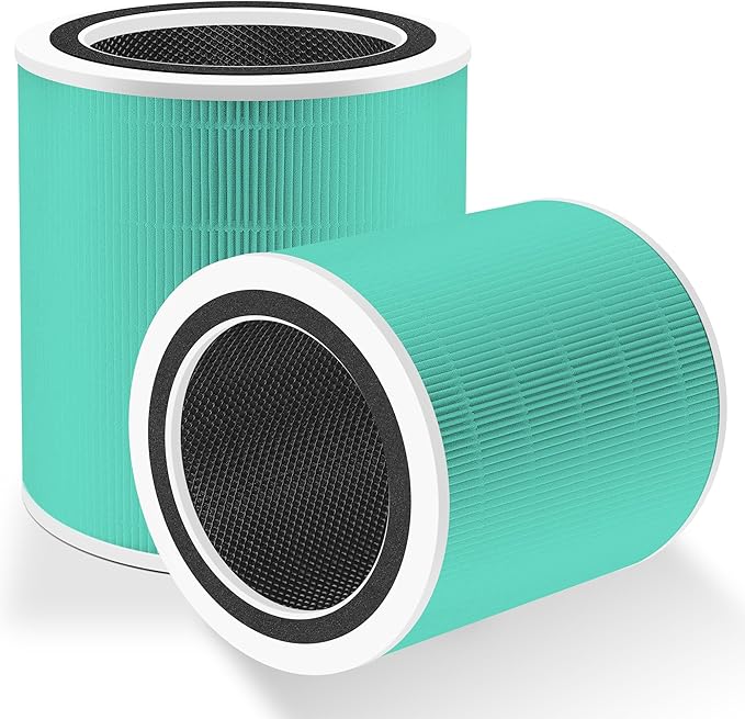 Core 400S To·xin Absorber Replacement Filter for LEVOIT Core 400S Smart WiFi Air Purifier, Funmit 3-in-1 Replacement Filter, Part # Core 400S-RF-TX (LRF-C401-GUS), Green, 2 Pack