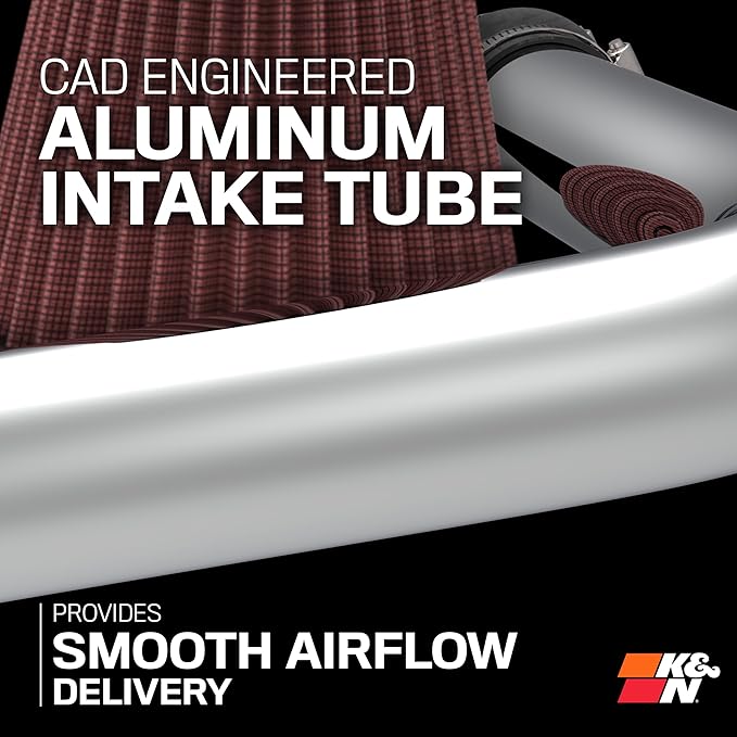K&N Cold Air Intake System: High-Flow Air Filter, Increase Performance & Acceleration: Compatible with 2013-2018 Nissan: Altima, 69-7064TS