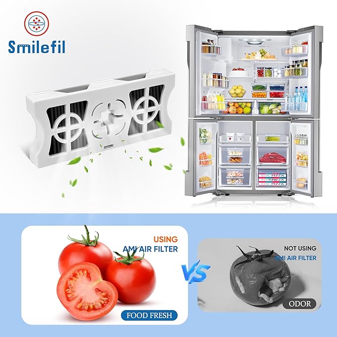 Smilefil Replacement Refrigerator Air Filter