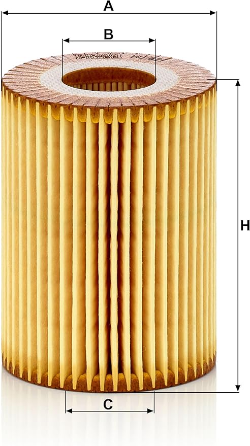 Mann Filter HU 821 x Cartridge Oil Filter Replacement Compatible With Mercedes-Benz Sprinter 2500, Sprinter 3500, Sprinter 3500XD, Sprinter 4500