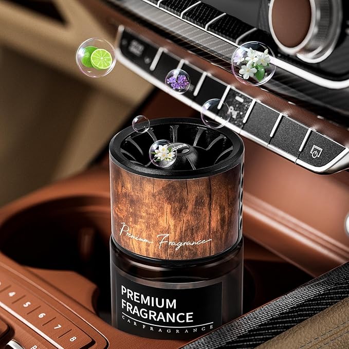 Kwak's Long Lasting Car Air Freshener - Aromatherapy for Car, Office,Home,160ML Natural Scents Air Fresheners for Men or Women(Black, Cologne)