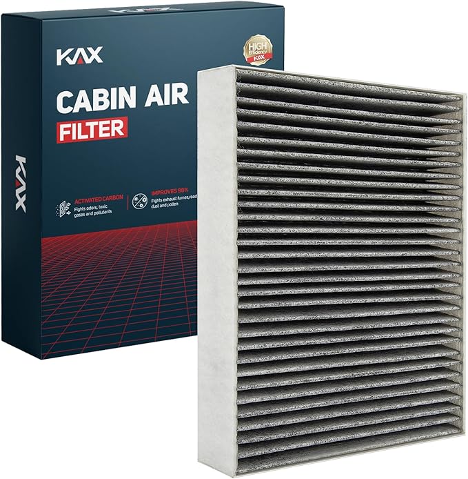 KAX Cabin Air Filter with Activated Carbon, CF11472 Replacement for BMW 228I, 230I, 320I, 328I, 335I, 340I, 428I, 430I, M235I, M240I, M3, M4, Passenger Compartment Air Filter
