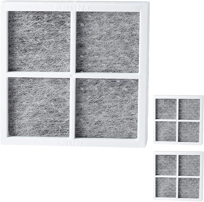 3pcs Replacement Refrigerator Air Filter for LG LT120F series Kenmore Elite 9918 LMXS30776S LMXS27626S LMXC23746S LFXS29766S LSC22991ST Fresh Air Filter Cotton Activated Carbon Adsorption
