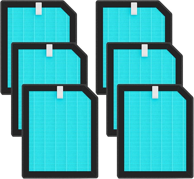 6 PACK AP1501 Replacement Filter Compatible with Aircillin AP1501 Air Purifi-er for Home Large Room, 3-in-1 HEPA Filter and Activated Carbon Filter