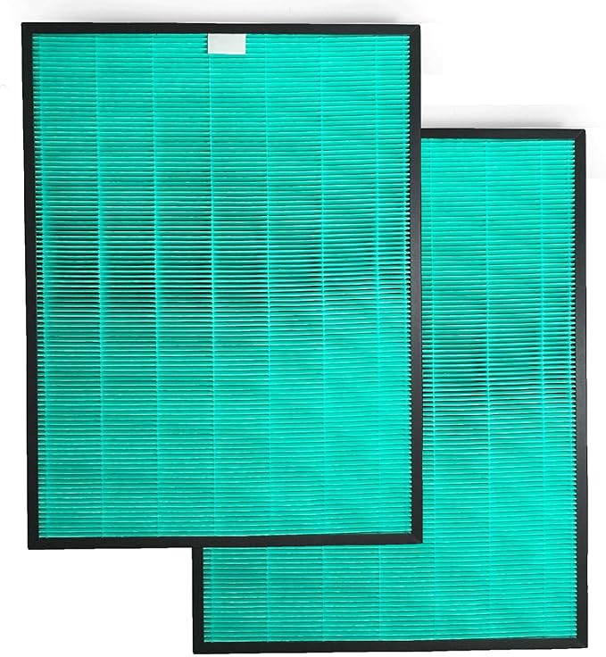 Nispira Airmega 230 & 240 Max2 2-in-1 HEPA Activated Carbon Filter Replacement for Coway Air Purifier (AP-1821F) Part # 3111151, 2 Packs
