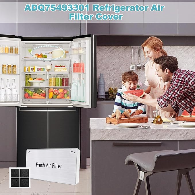 ADQ75493301 Replacement for LG Refrigerator air filter cover, LT120F fresh air filter cover Replacement Models LRMVS3006S LRMDS3006S LRMVC2306S LRMDC2306D LRFVC2406S LRFDS3016S SRFVC2416S
