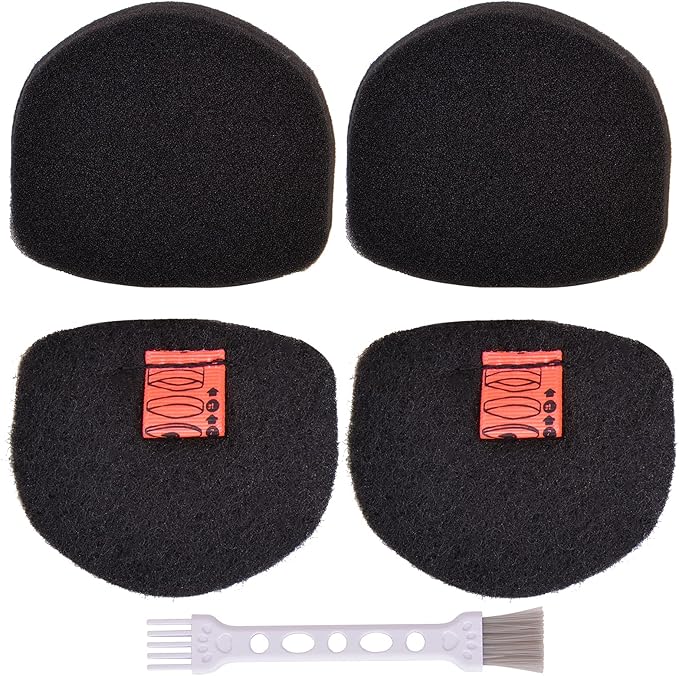for Shark Cordless Handheld Vacuum UltraCyclone Pet Pro Plus Replacement Foam Felt Filters, Compatible with Shark CH901 CH950 CH951 CH951C CH900WM XL Dust Cup Filter, Part #XFTRCH900 2 Pack