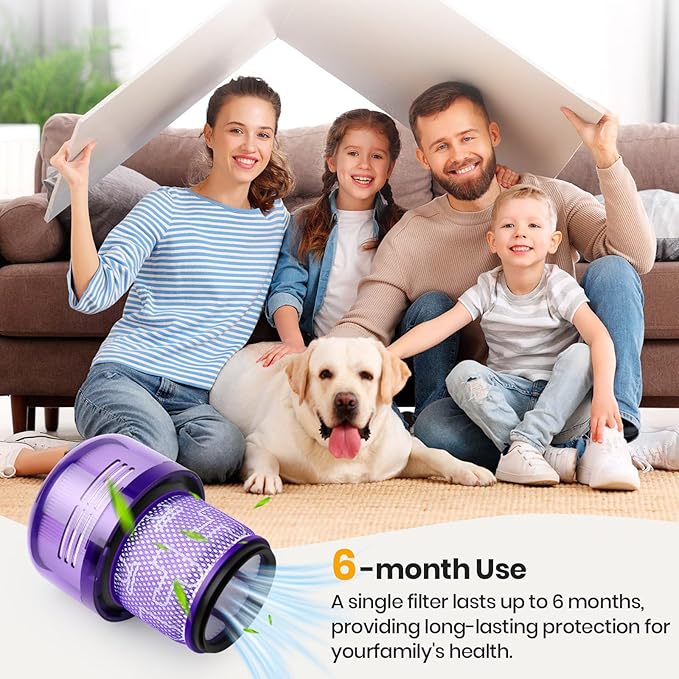 3 Pack HEPA Filter Replacement compatible with Dyson V11 Outsize, V11 Outsize Origin, Outsize, Outsize Plus, Outsize Absolute+, Absolute Extra, SV16,SV29 Vacuum Cleaner, Compare to Part 970422-01