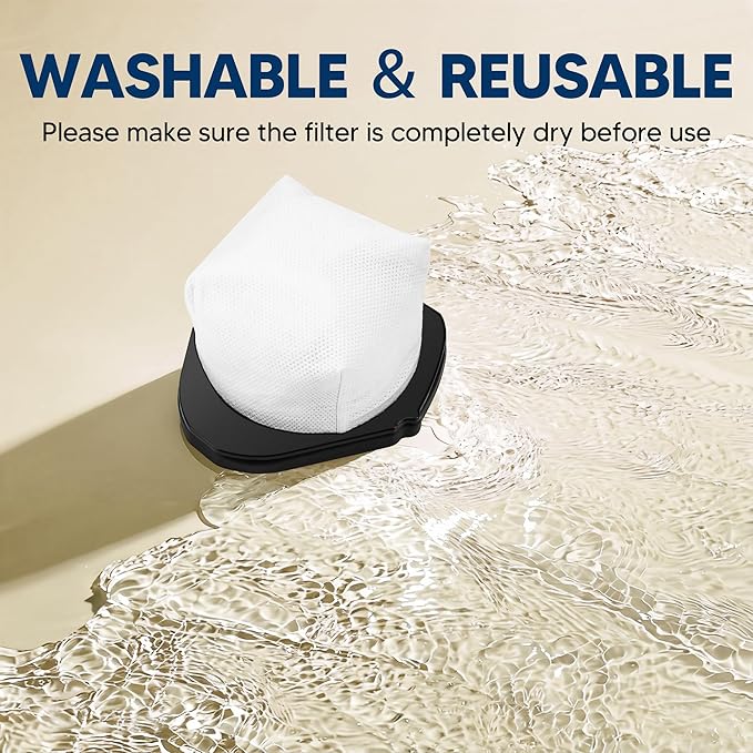 6 Pack Dust Cup Filters Replacement for Shark Cordless Hand Vac SV780 SV75Z SV728N SV726N, Compared to Part # XF769, XSB726N