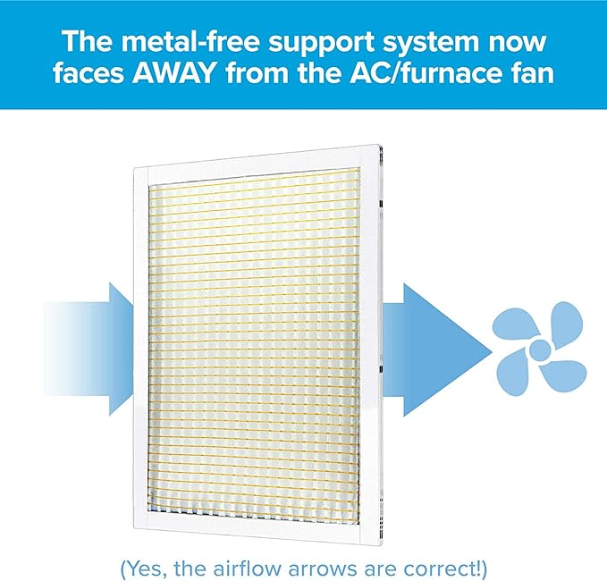 Filtrete 16x25x1 Air Filter, MPR 600, MERV 7, Clean Living Dust Reduction 3-Month Pleated 1-Inch Air Filters, 6 Filters