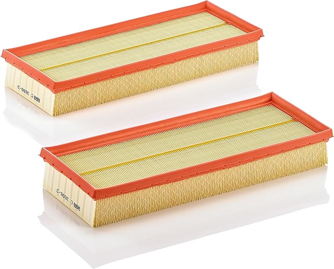 Mann Filter C 3698/3-2 Engine Air Filter Replacement Set Compatible With Various Mercedes-Benz Vehicles (1999-2015)