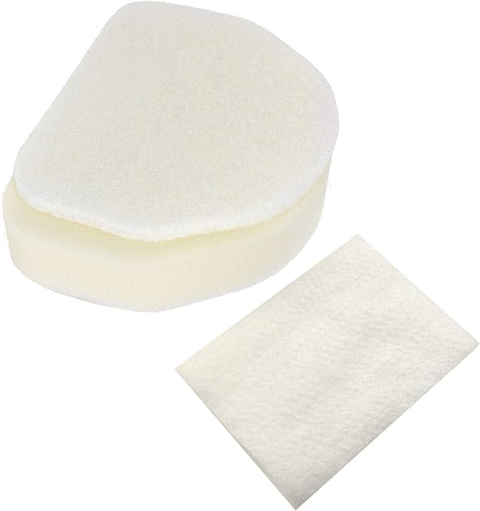 HQRP 4-Pack Foam & Felt Filter Kit Compatible with Shark Navigator NV100, NV100 26, NV105, NV106, UV300, UV300 26 Upright Vacuum Cleaner