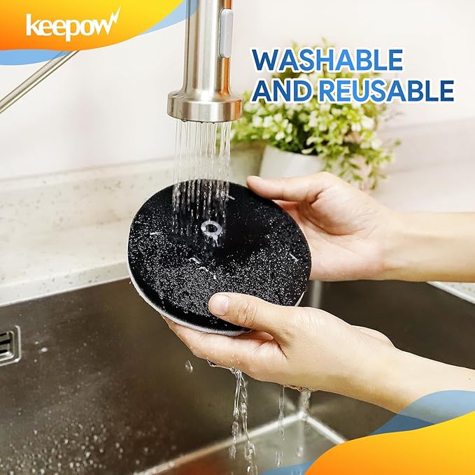 KEEPOW E0202 Foam Filter Replacement, Vacuum Filters Compatible With Eureka Powerspeed NEU180 NEU180C NEU182A NEU182B NEU12CT NEU186 NEU188 NEU188A NEU190 NEU192A, E10s, E20 Plus, 5 Pack