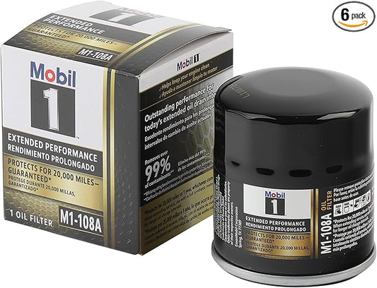 Mobil 1 M1-108A Extended Performance Oil Filter , Pack of 6