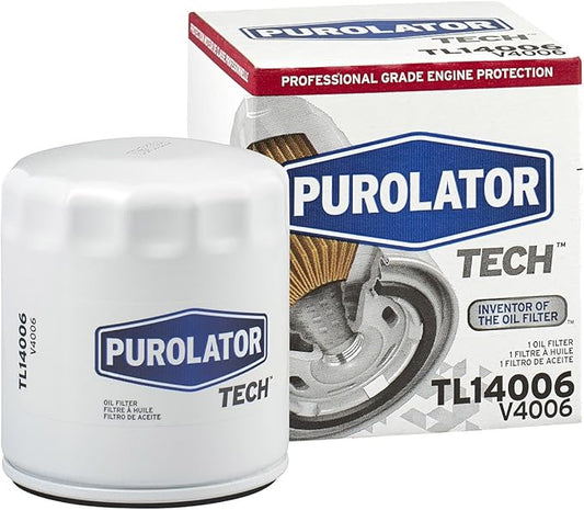 Purolator TL14006 PurolatorTECH Spin On Oil Filter Compatible With Chevrolet Silverado 1500, Tahoe, Suburban 1500, Silverado 2500 HD, Corvette, GMC Yukon and Sierra 1500