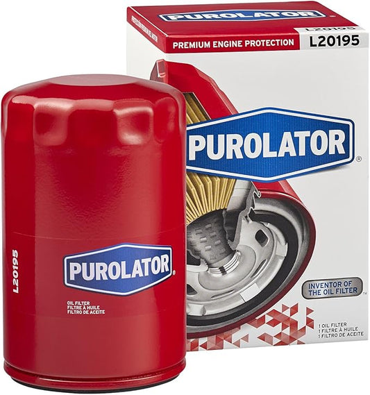 Purolator L20195 Premium Engine Protection Spin On Oil Filter Compatible With Ford F-150, Ranger, Taurus, Mustang, Jeep Liberty, Grand Charokee, Chrysler PT Cruiser and Mazda CX-9