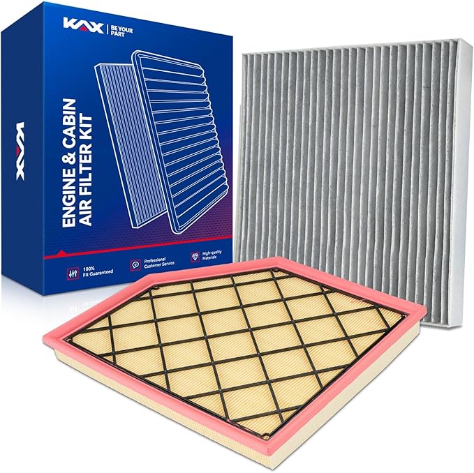 KAX Engine & Cabin Air Filter Kit, Replacement for Honda Odyssey 2011-2017, Replace# CA11042 CF10134