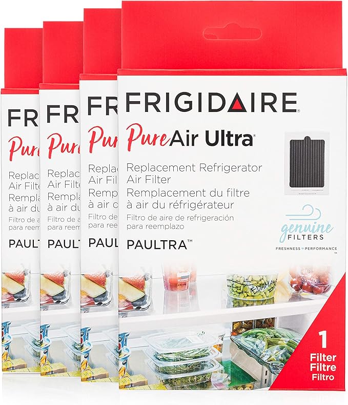 Frigidaire PAULTRA Pure Air Ultra 4 Count Air Filter, 6.5" x 4.75"