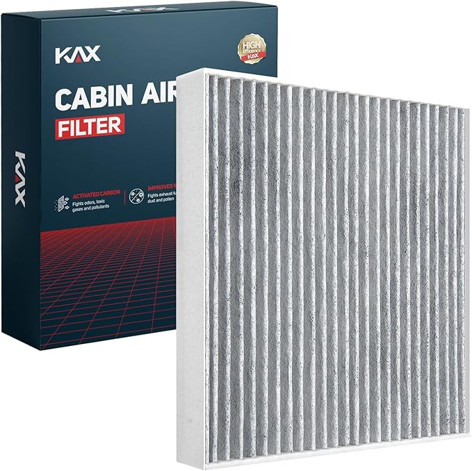 KAX Cabin Air Filter, CF10285 CP285 Replacement for Corolla,Camry,RAV4,4Runner,Outback,Tundra Highlander Avalon Prius Sequoia IS250 RX350, w/Activated Carbon Premium Cabin Air Filter