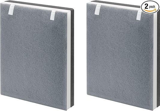 Vital 100 Replacement Filter Compatible with LEVOIT Vital 100 Air Purifier, 3-in-1 Filter with Activated Carbon Filter for Vital 100-RF, White, 2 Pack