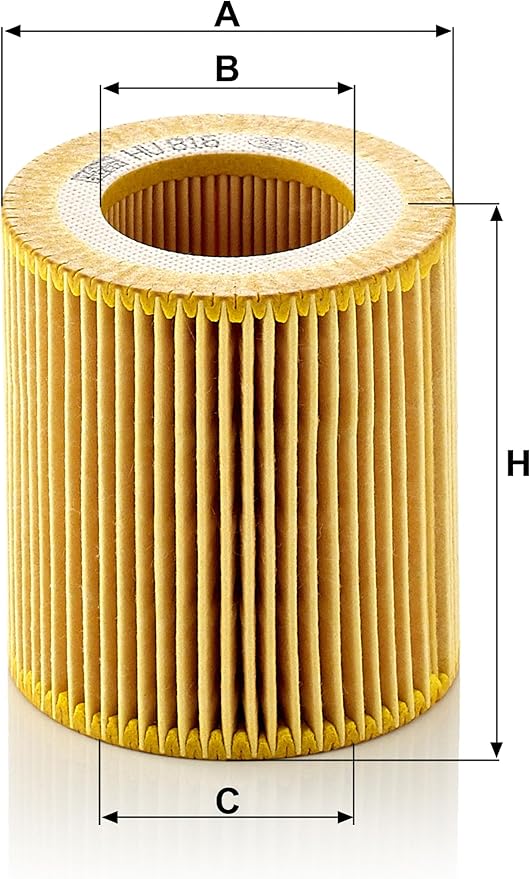Mann Filter HU 816 z KIT Cartridge Oil Filter Replacement Compatible With BMW 228i (2014-2016), 320i (2012-2018), 328i (2012-2016), 428i (2014-2016), Z4 (2012-2016)