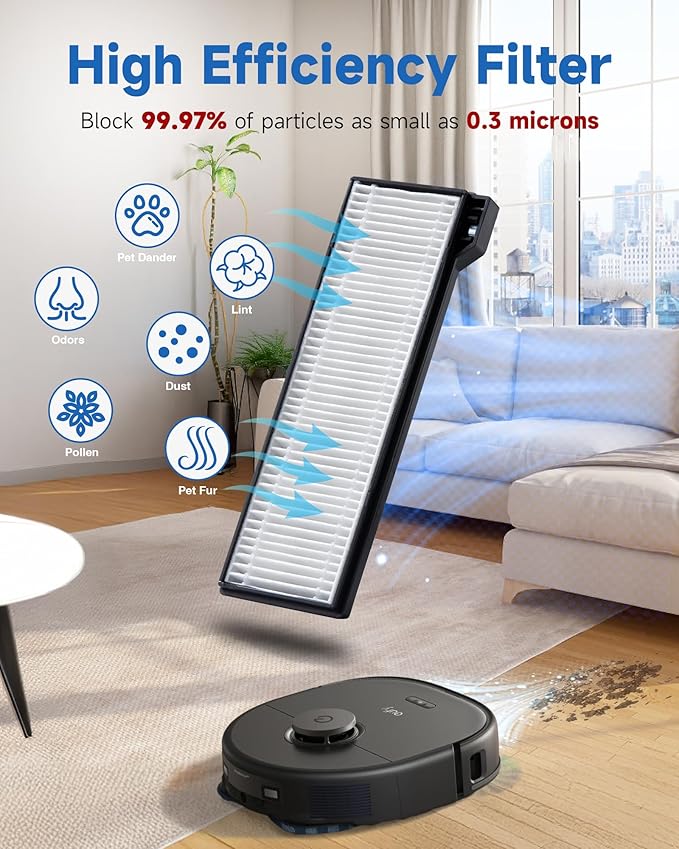 Replacement Parts for Eufy X10 Pro Omni Robotic Vacuum Cleaner - Quality Accessories for Better Cleaning Performance