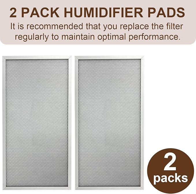 2 Packs MERV-8 Dehumidifier Filter Sets Replacement for AlorAir Basement & Crawl Space Dehumidifiers Sentinel HDi65, Sentinel HD55S and Sentinel HD55