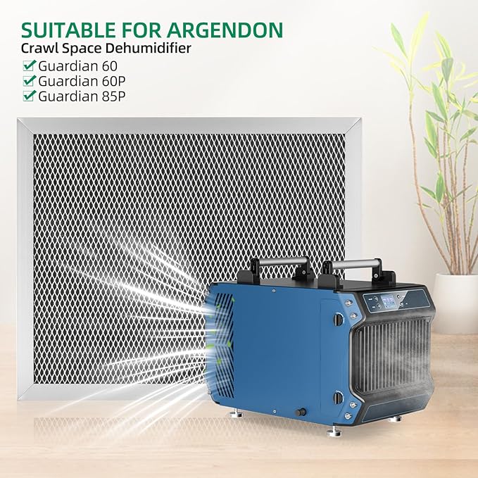 MERV-1 Filter Replacement for Crawlspace Dehumidifiers Galaxy60, Galaxy60P, Galaxy85P Dehumidifier air filter(2 Pack)