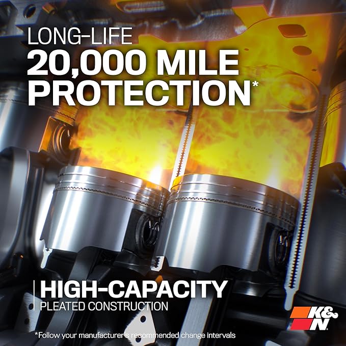 K&N Premium Oil Filter: 20,000 Mile Engine Protection, High Capacity/High Efficiency: Compatible with BMW, (See Product Description for Select Models), HP-7014