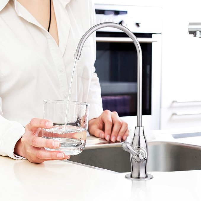iSpring GK1-CHR Reverse Osmosis Drinking Water Faucet, High Spout RO Faucet for Under Sink Water Filtration Systems, Chrome