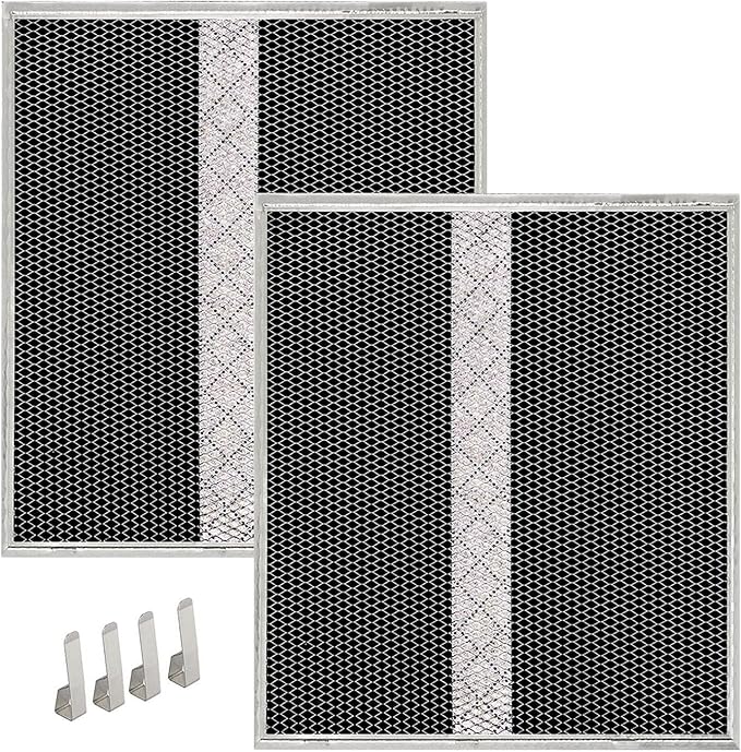 HPF30 XC Type Charcoal Filter 12-7/8" x 14-5/8", for Broan Non-Ducted Range Hood, Replacement S97020466-2PCS