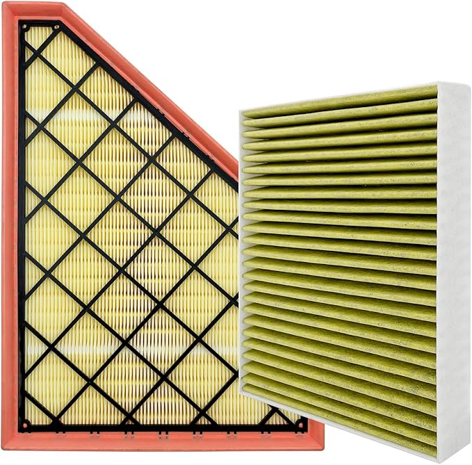 Cabin and Engine Air Filter Fits for Traverse 2018-2025, Blazer 2019-2025, Acadia 2017-2025, Enclave 2018-2025, XT5 2017-2025, XT6 2020-2025, Fits 23321606, CA12166, CF11966