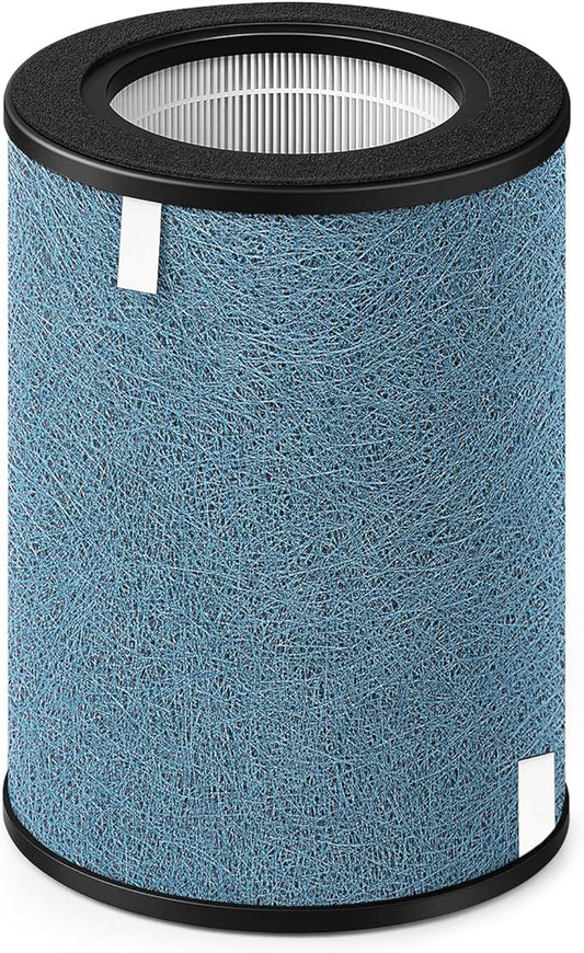 HP302 NeverChange Air Purifier Max Replacement Filter for Shark Air Purifier Filter HP301, HP300, HP201, HP202, HP232 Series, HC501 Series, AP1000, UA205 Series Air Purifiers, Part # HE3FKPET