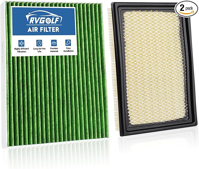 Engine+Cabin Air Filters Kit Fit for 2020-2025 2026 Ford Explorer(2.3L/3.0L)＆Police Interceptor Utility(3.0L)＆Lincoln Aviator Engine Air Filter Replace Automotive Accessories# CF12772 CA10242