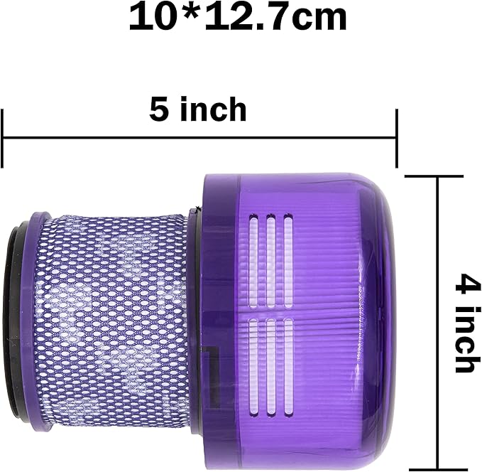 2 Pack Vacuum Filters Replacement Parts Compatible with Dyson V11 SV16 Outsize Vacuum, Compare to Part 970422-01