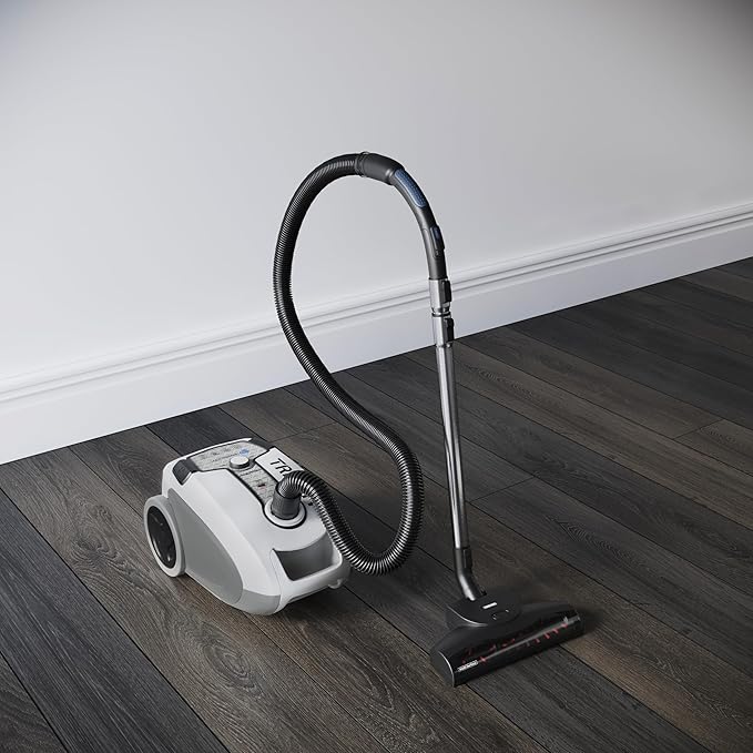 Prolux Tritan Bagged Canister Vacuum Cleaner with Sealed HEPA Filtration, 5-Speed Motor, Best Rated Canister for Pet Hair and Home Cleaning