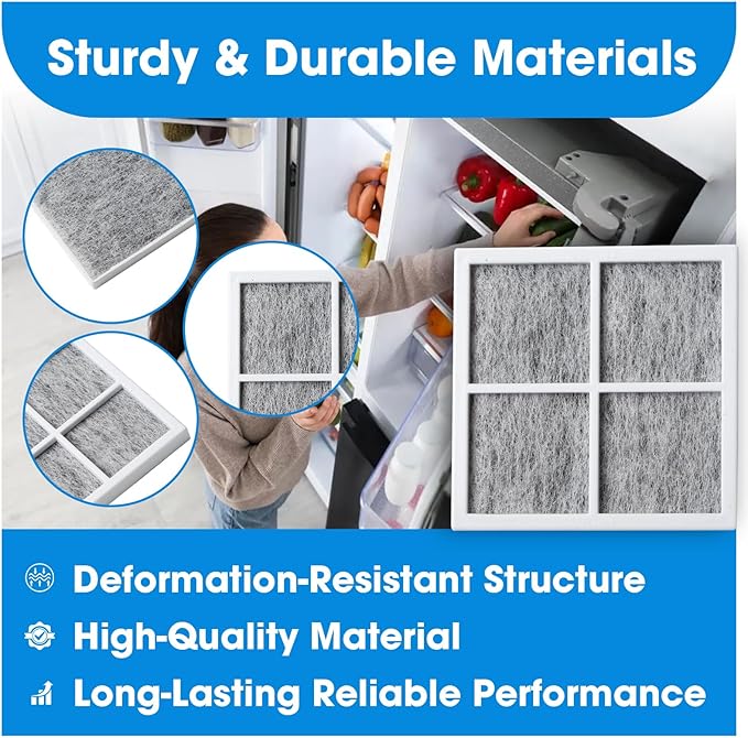 3PCS Refrigerator Air Filter Replacement Compatible with LG Refrigerator Models LFXS28596S LFXS26973S LRFXC2416S LRMDS3006D LRFXC2406D