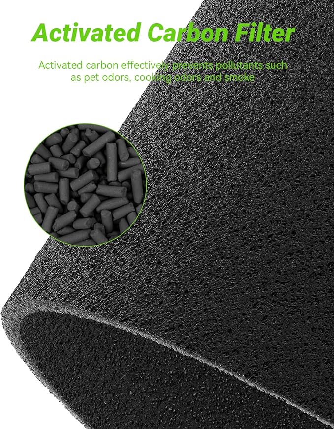 2 Pack Blue Pure 411i Max & 411a Max AllergenBlock Filter Compatible with 411i Max Air Puri-Fier, Activated Carbon Filters