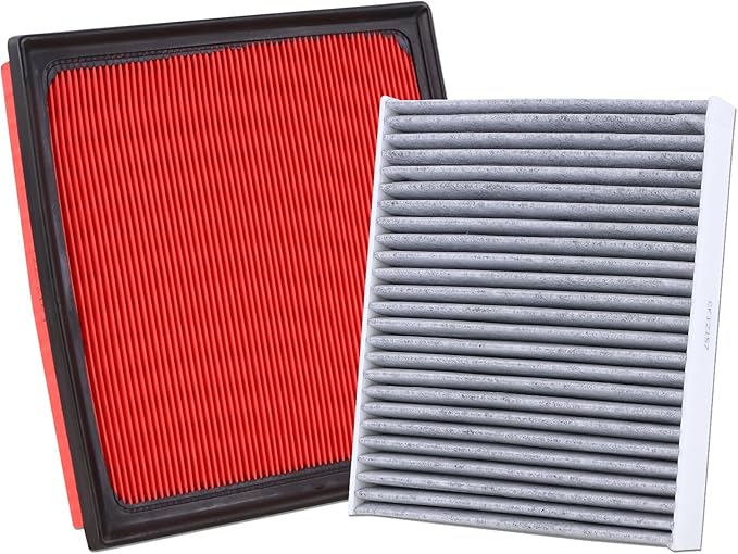 CA12377 Engine Air Filter and CF12157 Cabin Air Filter kit Compatible with 2018-2025 Toyota Camry Not For Hybrid 2020-2025 Highlander Not For Hybrid 2019-2025 Rav4 Not For Hybrid 2019-2025 Lexus ES350