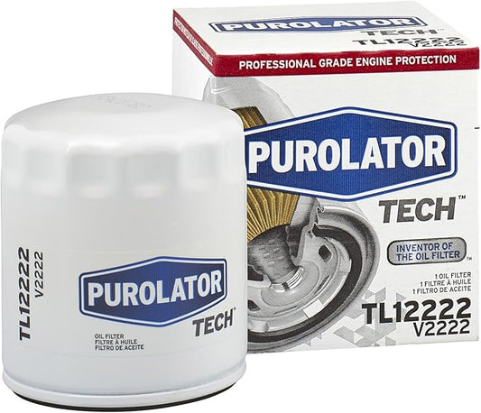 Purolator TL12222 PurolatorTECH Spin On Oil Filter Compatible With Ram 1500, Chevrolet Silverado 1500, Silverado 2500 HD, Jeep Compass, Cherokee, Patriot and GMC Sierra 1500