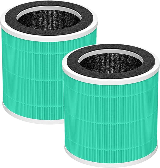 2 Pack PX500 Toxin Absorber Replacement Filter for Purivortex PX500 Air Purifier, 3-in-1 HEPA Replacement Filter, Green