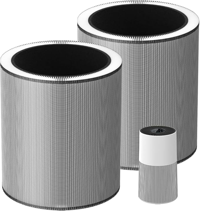2 Pack C610 Replacement Filter Z for Winix C610 Air Purifier, 3 in 1, H13 True HEPA with Activated Carbon and Pre-Filter, Compares to Part # 1712-0121-00