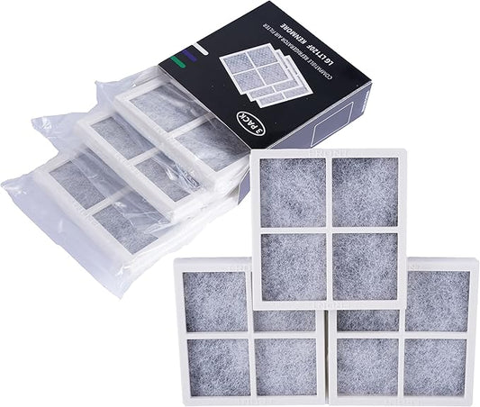 for LG Refrigerator Air Filter Replacement for LG LT120F, ADQ73214402, ADQ73214403, ADQ73214404, ADQ73334008, LMXS30776S and for Kenmore Elite 46-9918, 469918, for Fridge Air Filter (3 Count)