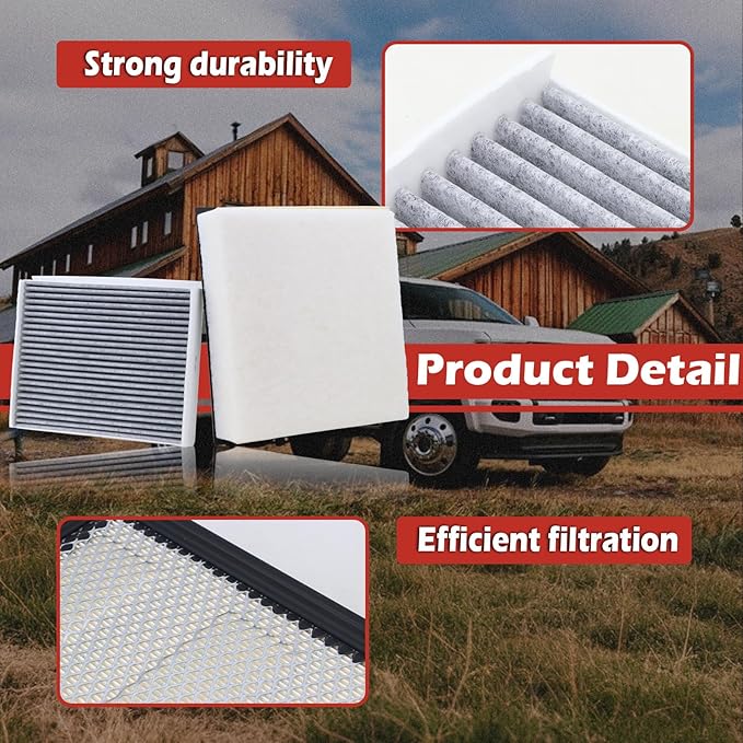 FA1950 Engine Air Filter and FP79 Cabin Air Filter kit Compatible with 2020-2025 Ford F250 F350 Super Duty 2020-2024 F450 F550 F600 Super Duty Replaces WA10906 CF12150