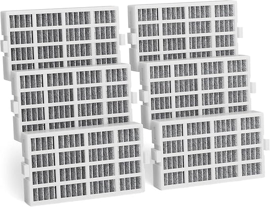 6 PACK W10311524 Refrigerator Air Filter Replacement Compatible With Whirlpool, AIR1, Maytag, Kitchenaid, and Jenn-Air, Replace for Fresh Flow Refrigerator Air Filter