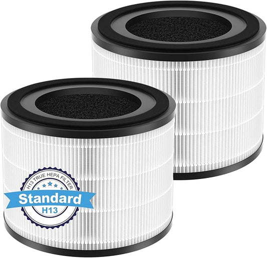 2 Pack AP-S0610L Replacement Filter Compatible with MOOKA AP-S0610L Air Pur-ifier, Fit for MOOKA Air Filter Replacement, 3-Stage Filtration System for MOOKA H13 Filter Replacement