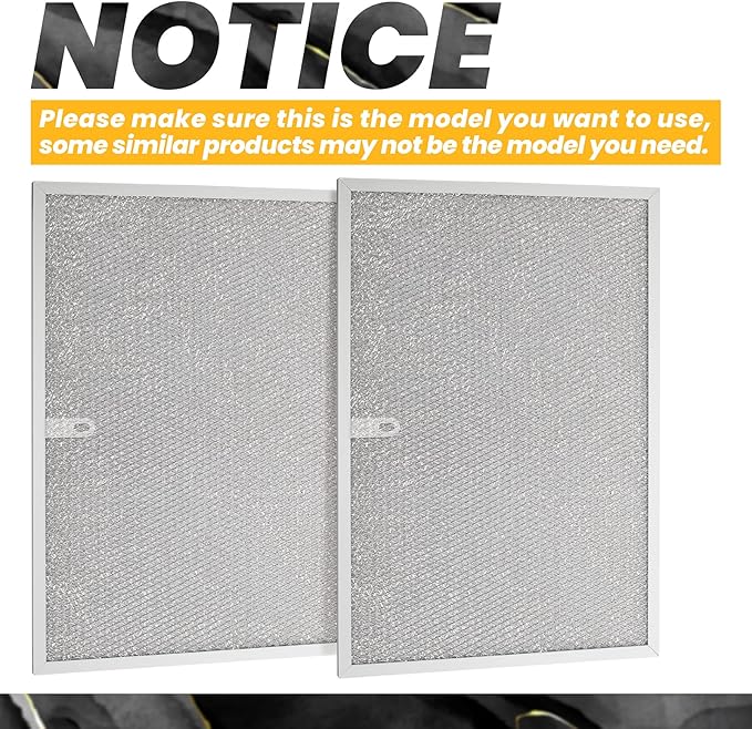 ANTOBLE BPS1FA36 Aluminum Range Hood Filter 11-3/4" x 17-1/4 x 3/8" Compatible with Broan Nutone 36'' QS1 WS1 WS2 5270 99010300E Mesh Grease Filter Replacement, 2 Packs